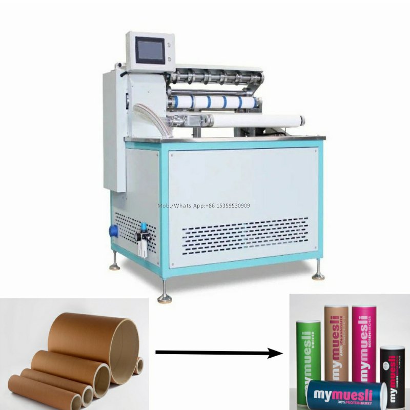 FS-WL580 White Latex Paper Tubes Labelling Machine